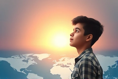 Aspirational view of a future diplomat.
